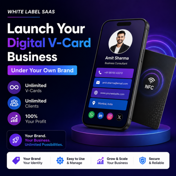  DIGITAL V-CARD MAKER & NFC